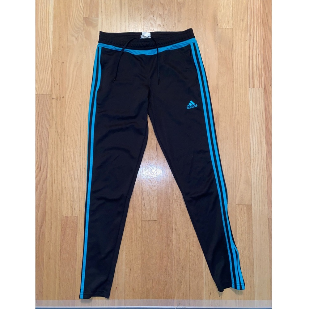 Adidas Tiro Track Pants Black/Teal